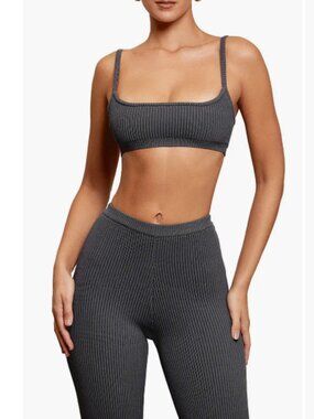 HOUSE OF CB Mischa Rib Bralette - NEW - Medium